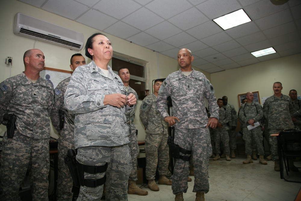 California TAG Visits Iraq-based Troops