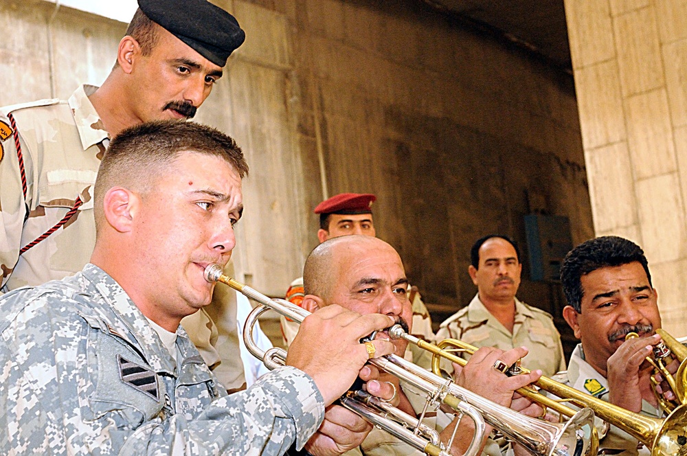 Bands practice together, plan joint concert
