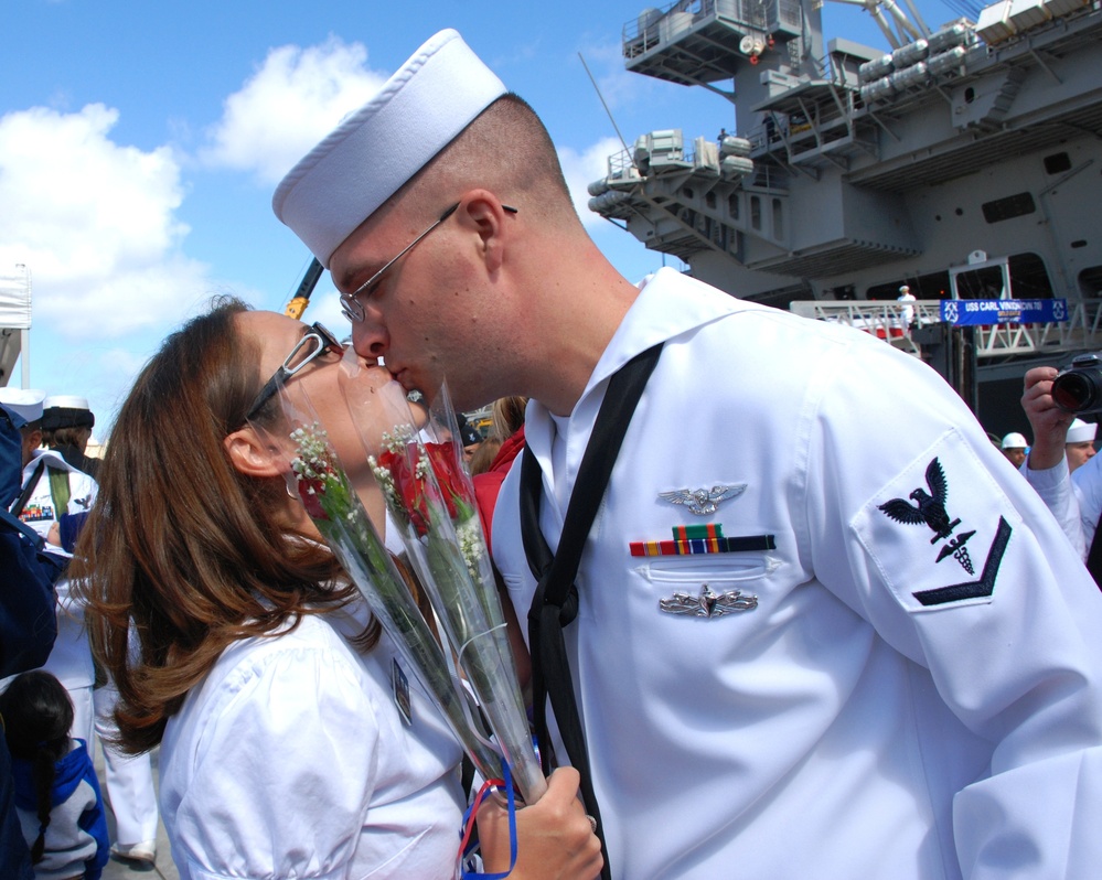 USS Carl Vinson in San Diego