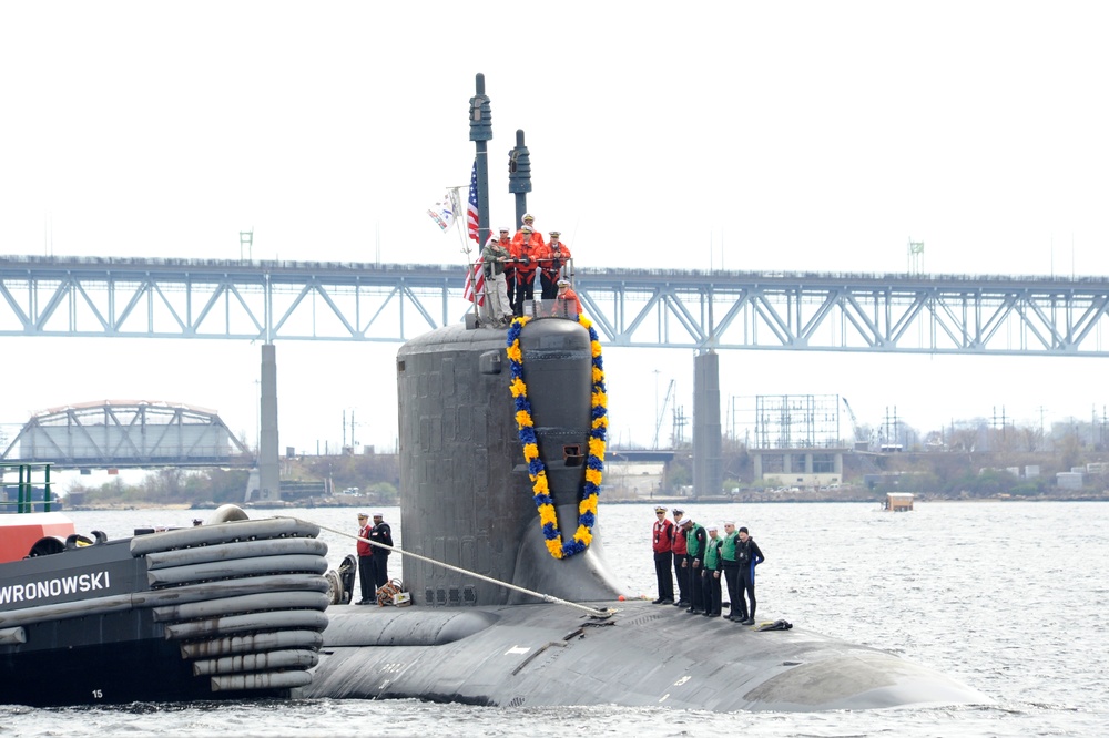 USS Virginia returns home