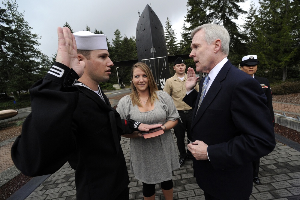 Secretary of the Navy the Honorable Ray Mabus