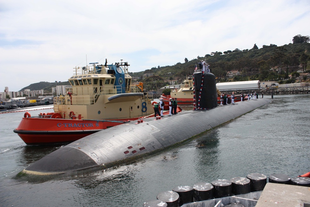 USS Jefferson City  returns to homeport at Naval Base Point Loma