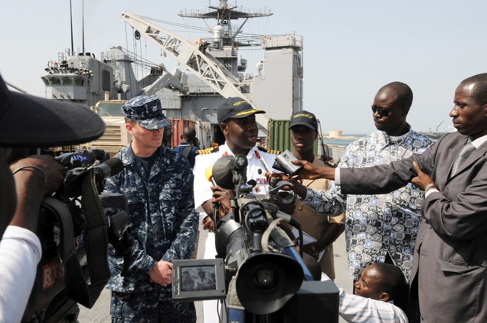 media availability day aboard USS Gunston Hall
