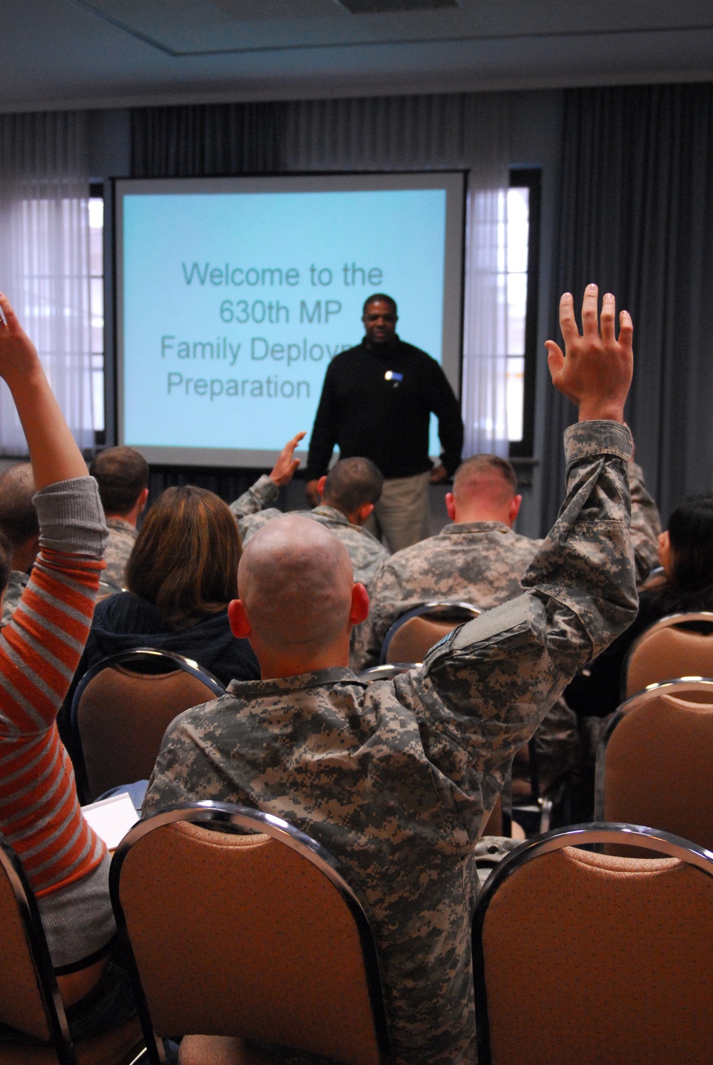 630th MP Company receives 'rodeo of resources' prior to deploying