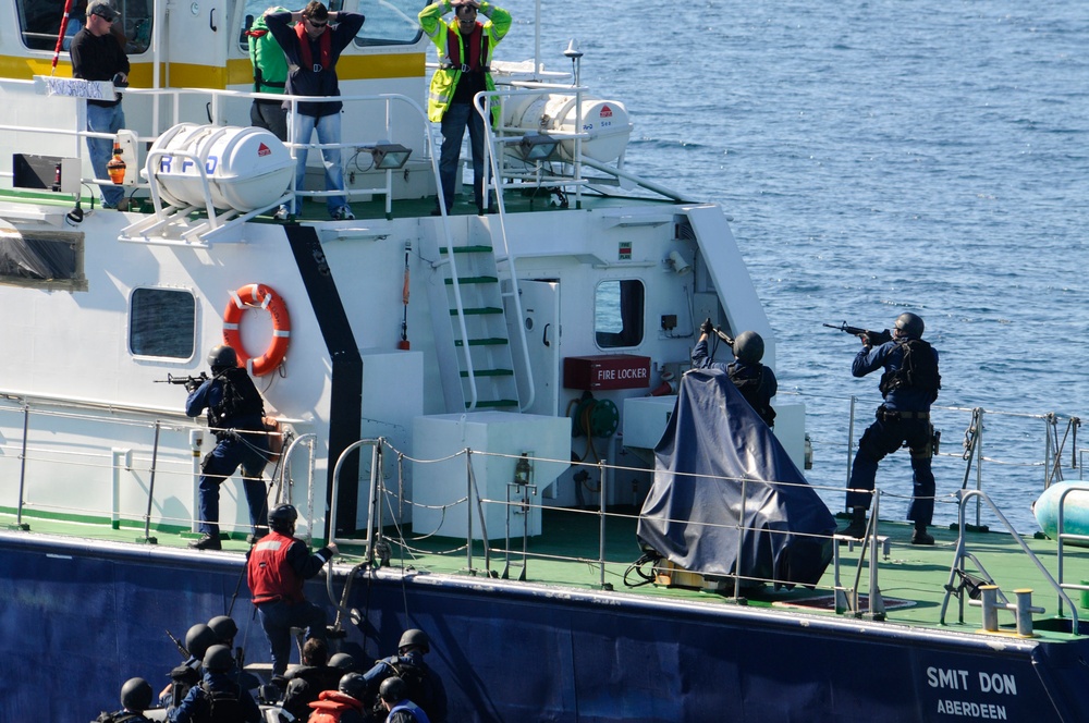 Sailor participate in Joint Warrior exercise