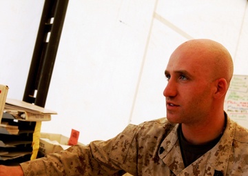 The Postal Warehouse at Camp Leatherneck