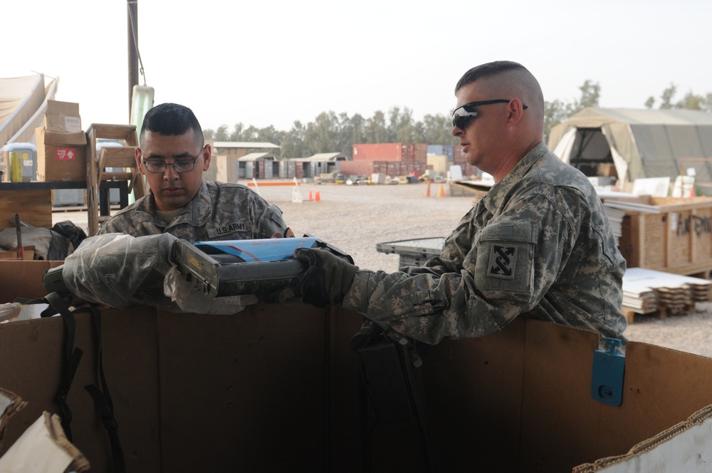 Providers operate largest material recovery team site in Iraq