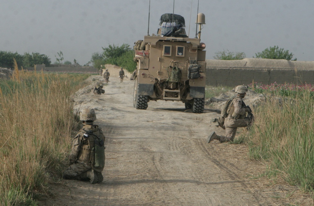 Marines establish new patrol base in southern Afghanistan