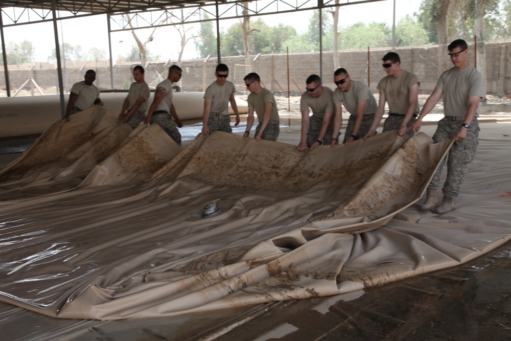 Soldiers preparing to leave JSS SUJ