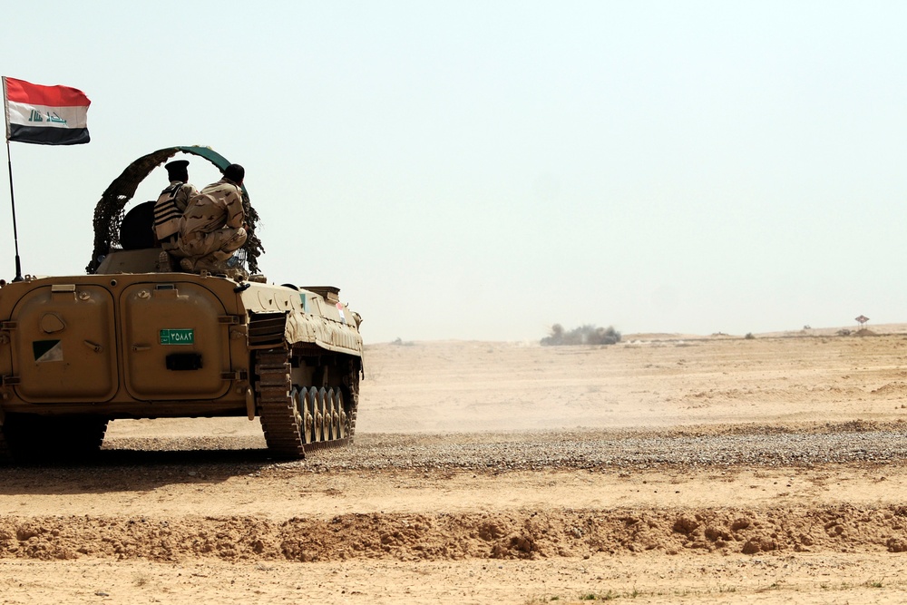 3rd Battalion, 69th Armor Regiment, Iraqi security forces hit the target