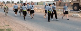 'Wagonmaster' Soldiers walk to raise sexual assault awareness