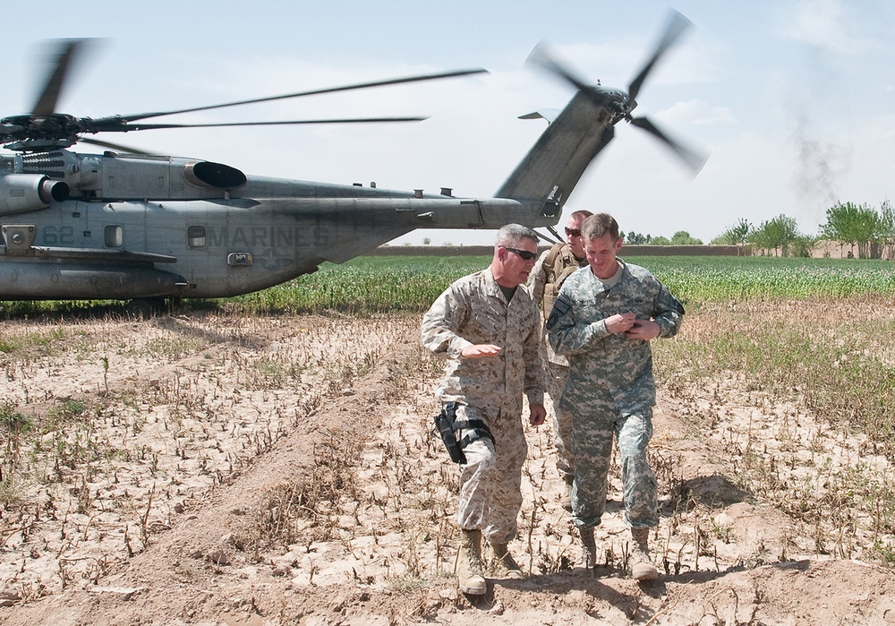 McChrystal Visits Marjah