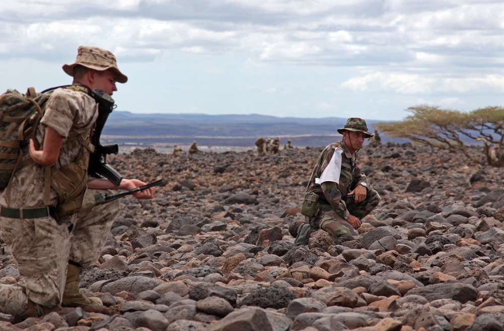 French Foreign Legion bilateral training exercise