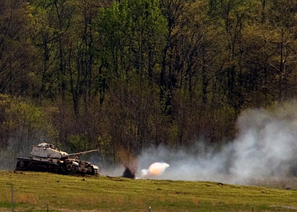 Airplane exercises at Camp Atterbury