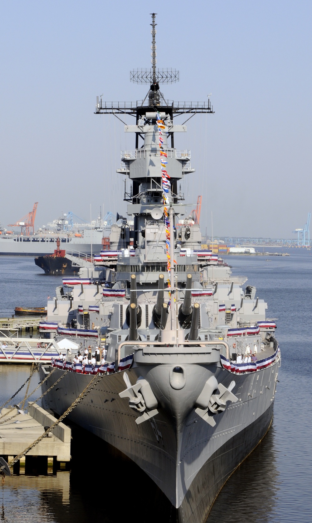 USS Wisconsin in Norfolk