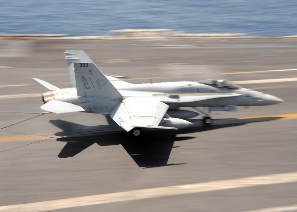 USS Dwight D. Eisenhower action