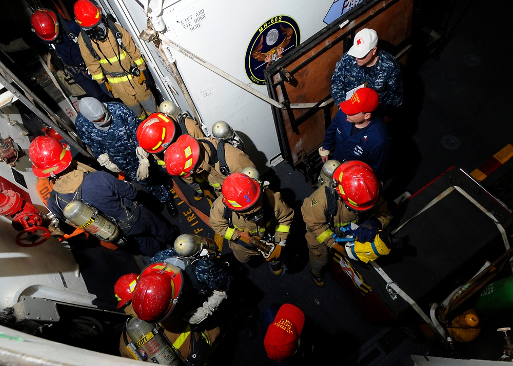 USS Peleliu action