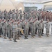 380th Renders a Salute to the American Flag