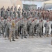 380th Renders a Salute to the American Flag