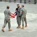 380th Renders a Salute to the American Flag