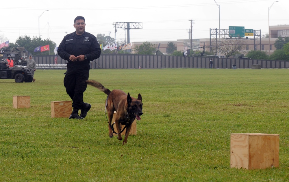 Search and Rescue Dogs Entertain, Educate at American Heroes Celebration