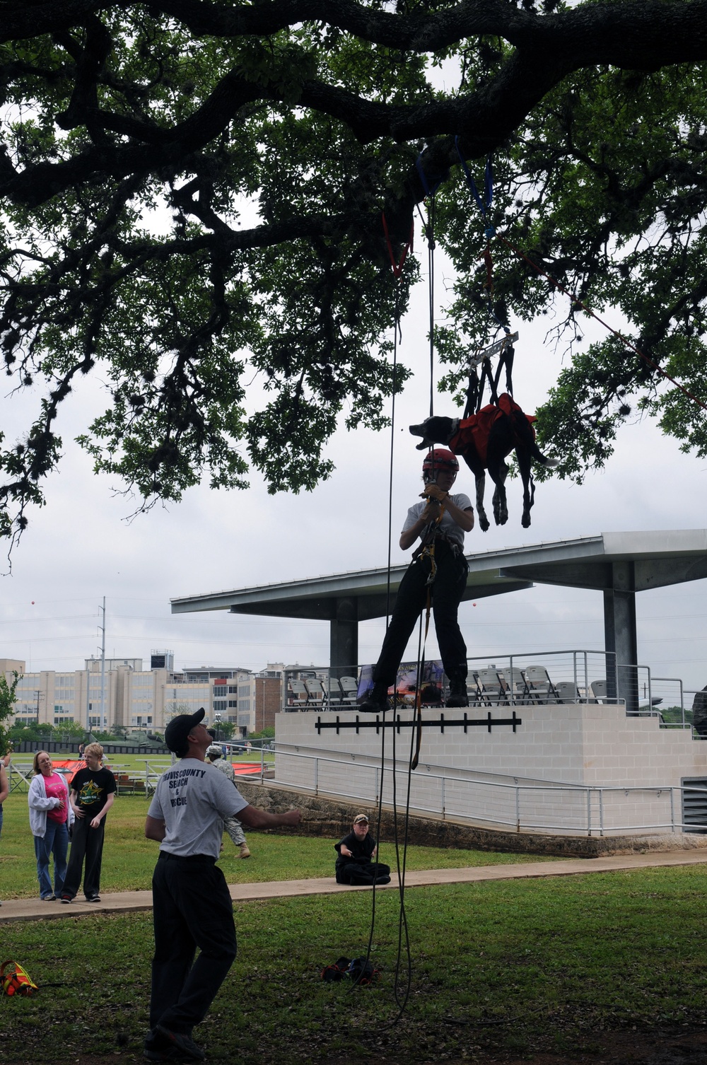 Search and Rescue Dogs Entertain, Educate at American Heroes Celebration