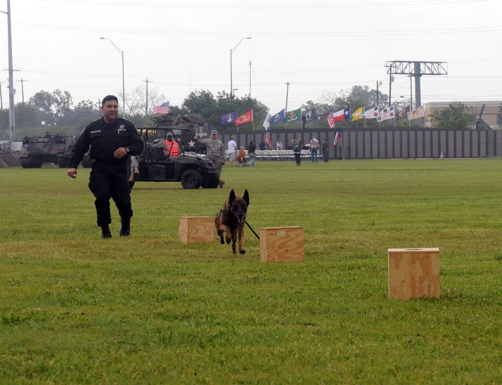 Search and Rescue Dogs Entertain, Educate at American Heroes Celebration