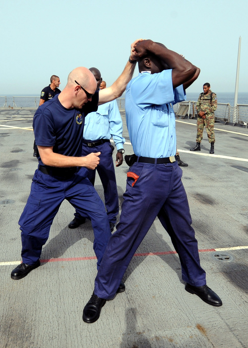 U.S. sailors teach African sailors
