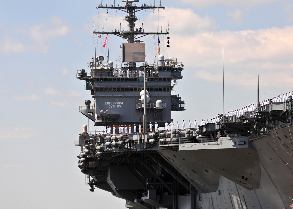 USS Enterprise action