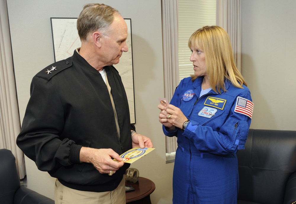 Navy Astronaunt speaks of mission