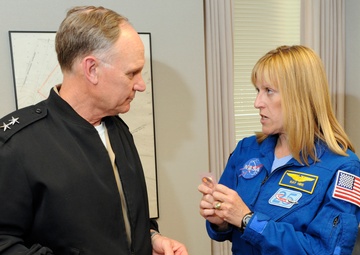 Navy Astronaunt speaks of mission