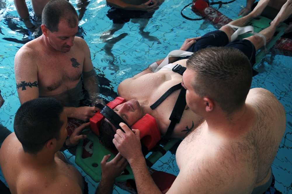 In the Water With JBB Firefighters