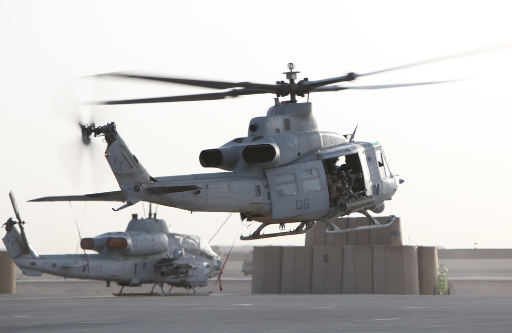 Huey Lifts Off in Afghanistan