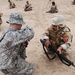 Iraqi soldiers lay down AK-47's, pick up M16's