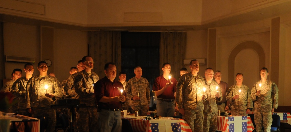 Aggie Muster in the International Zone