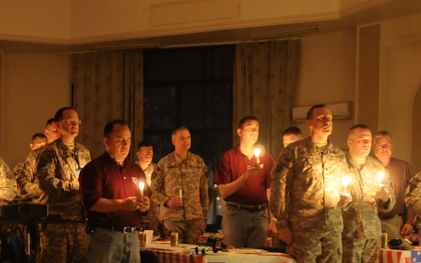 Aggie Muster in the International Zone