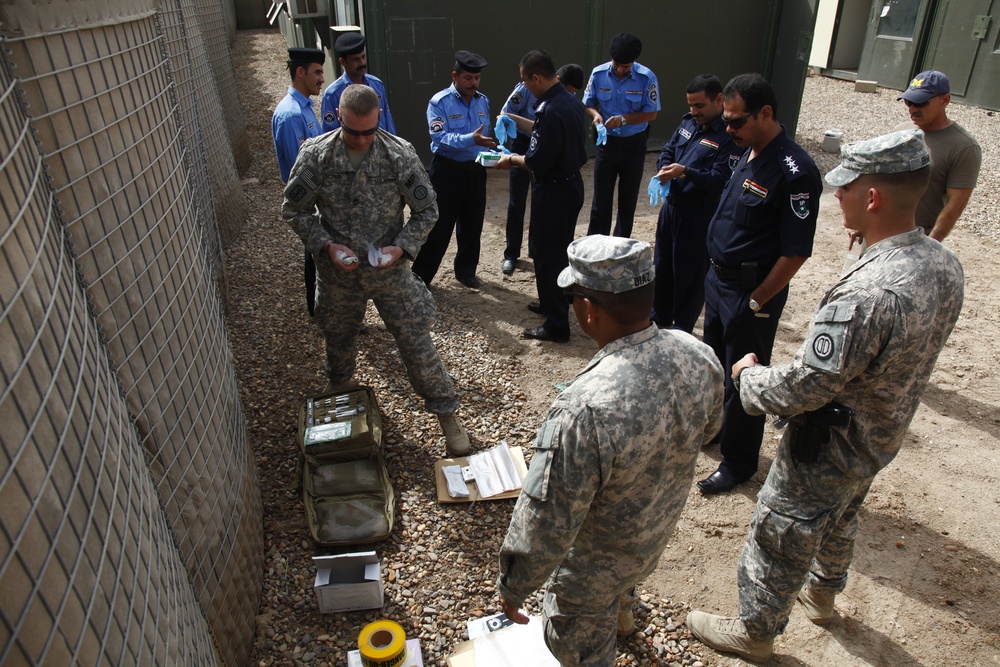 Police training exercise