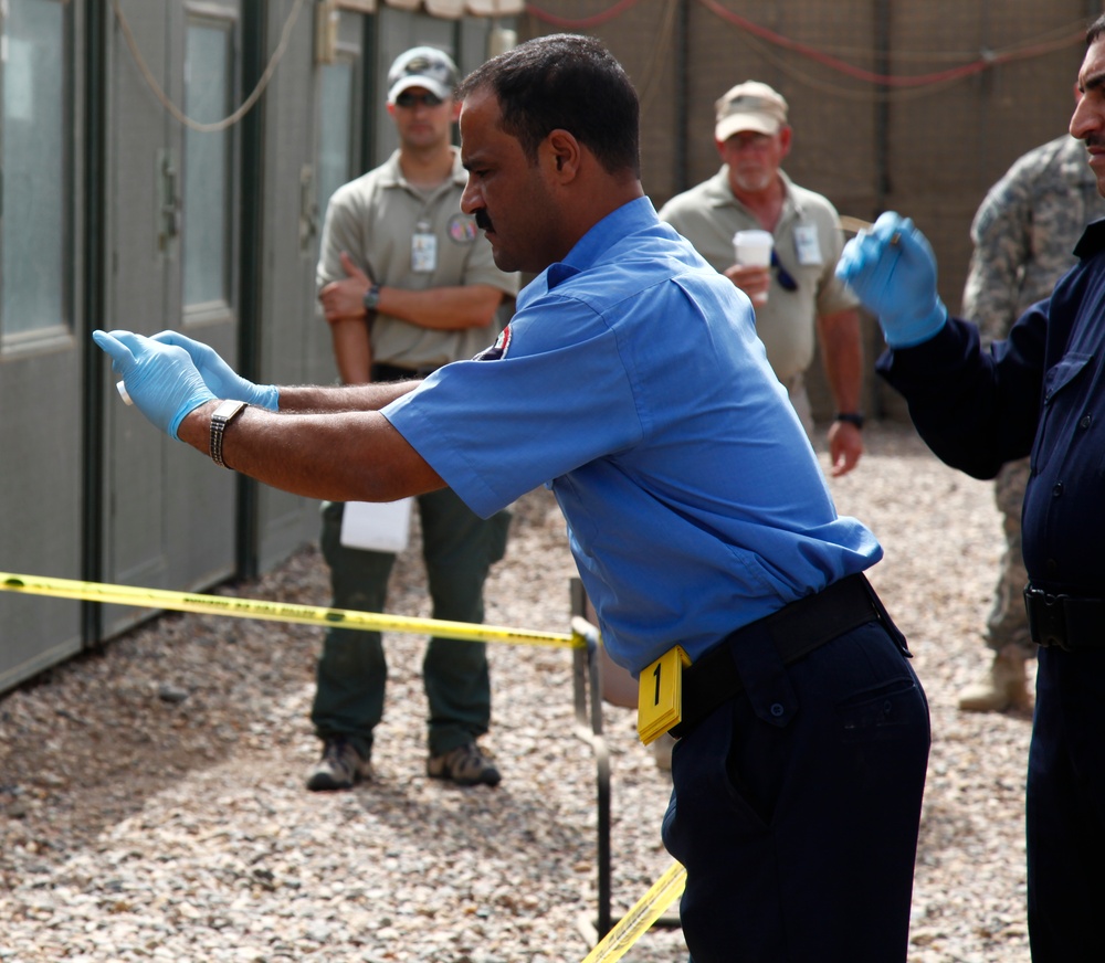 Police training exercise