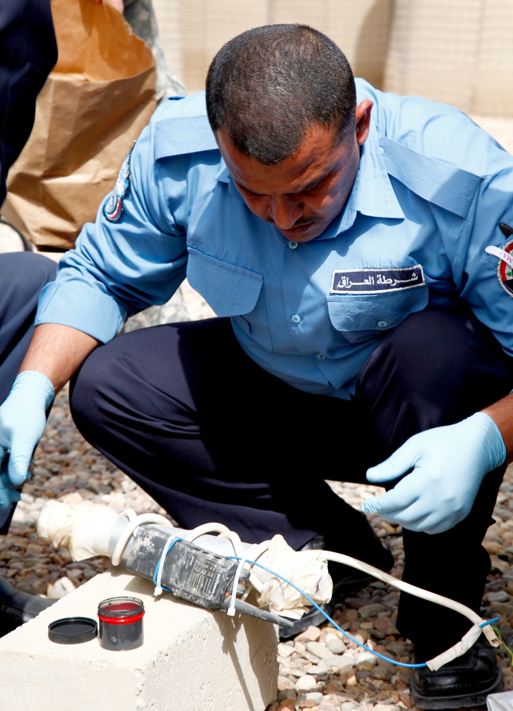 Police training exercise