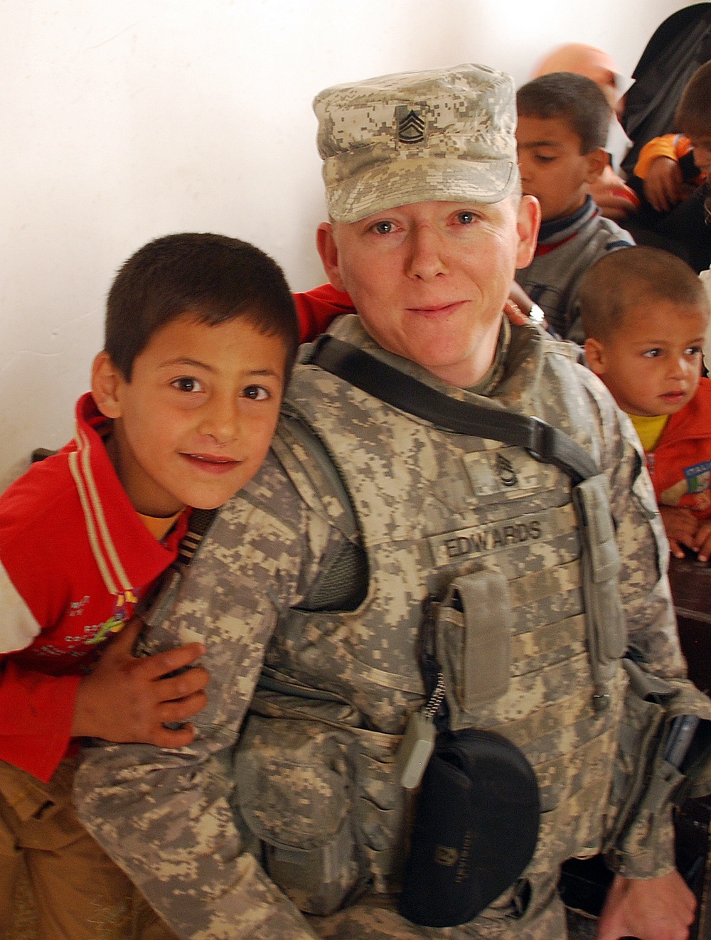 Tennessee Guardsmen visit village school in Jedellah Sofla
