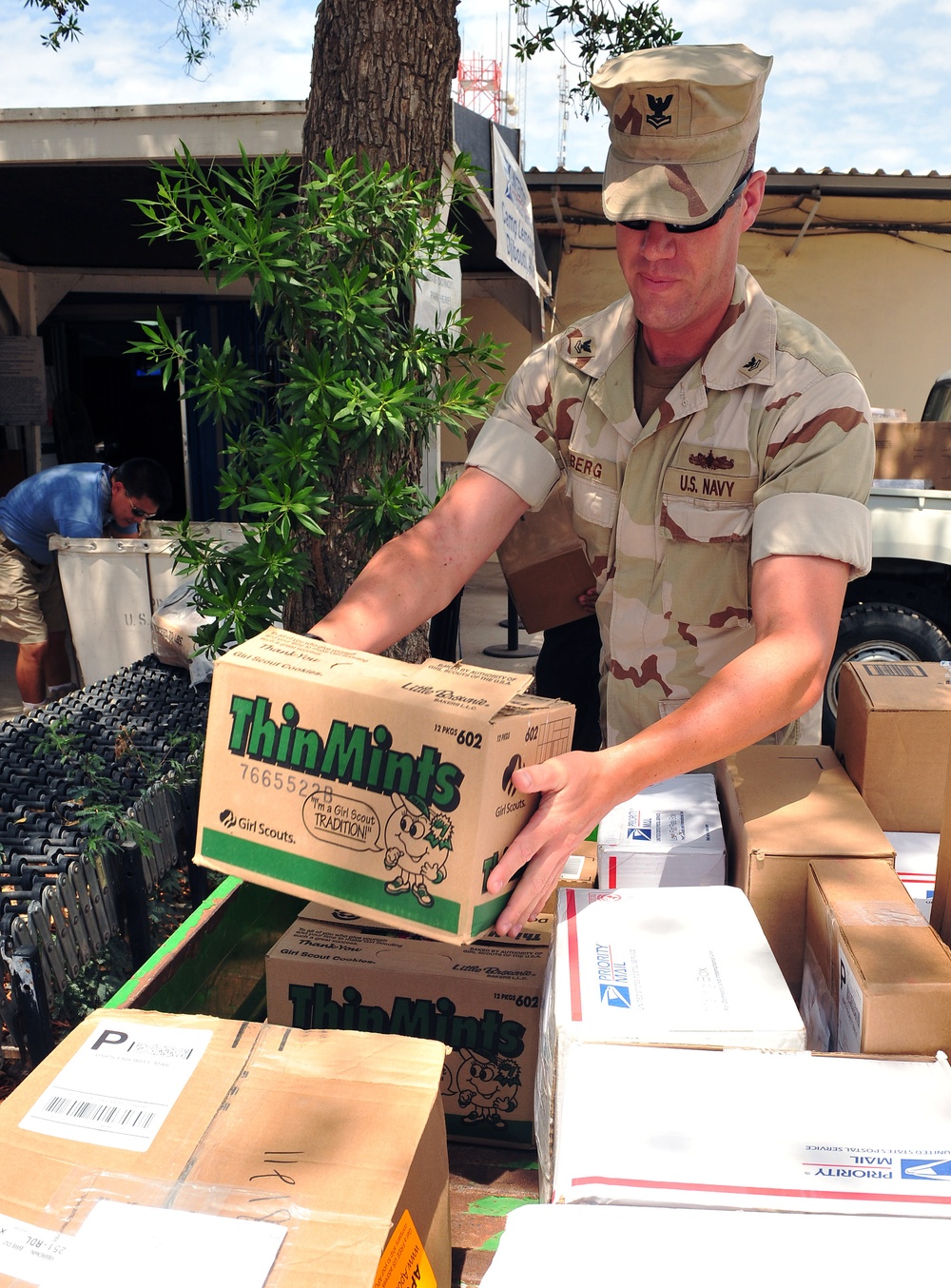 Personnel at CLDJ receive cookies as part of Operation Cookie