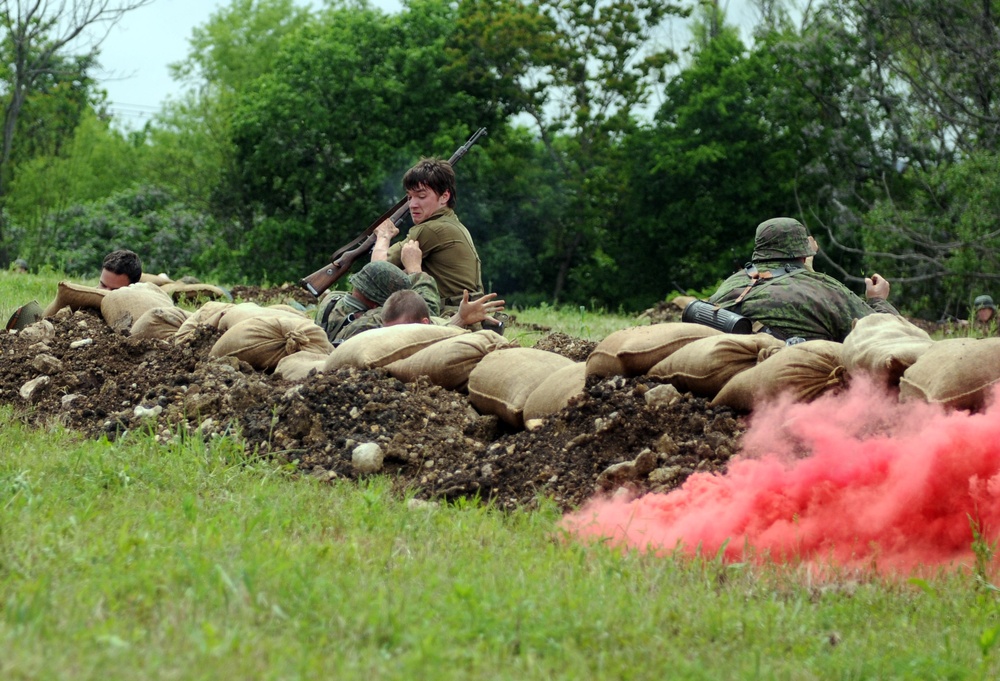 World War II Re-Enactment at American Heroes Celebration