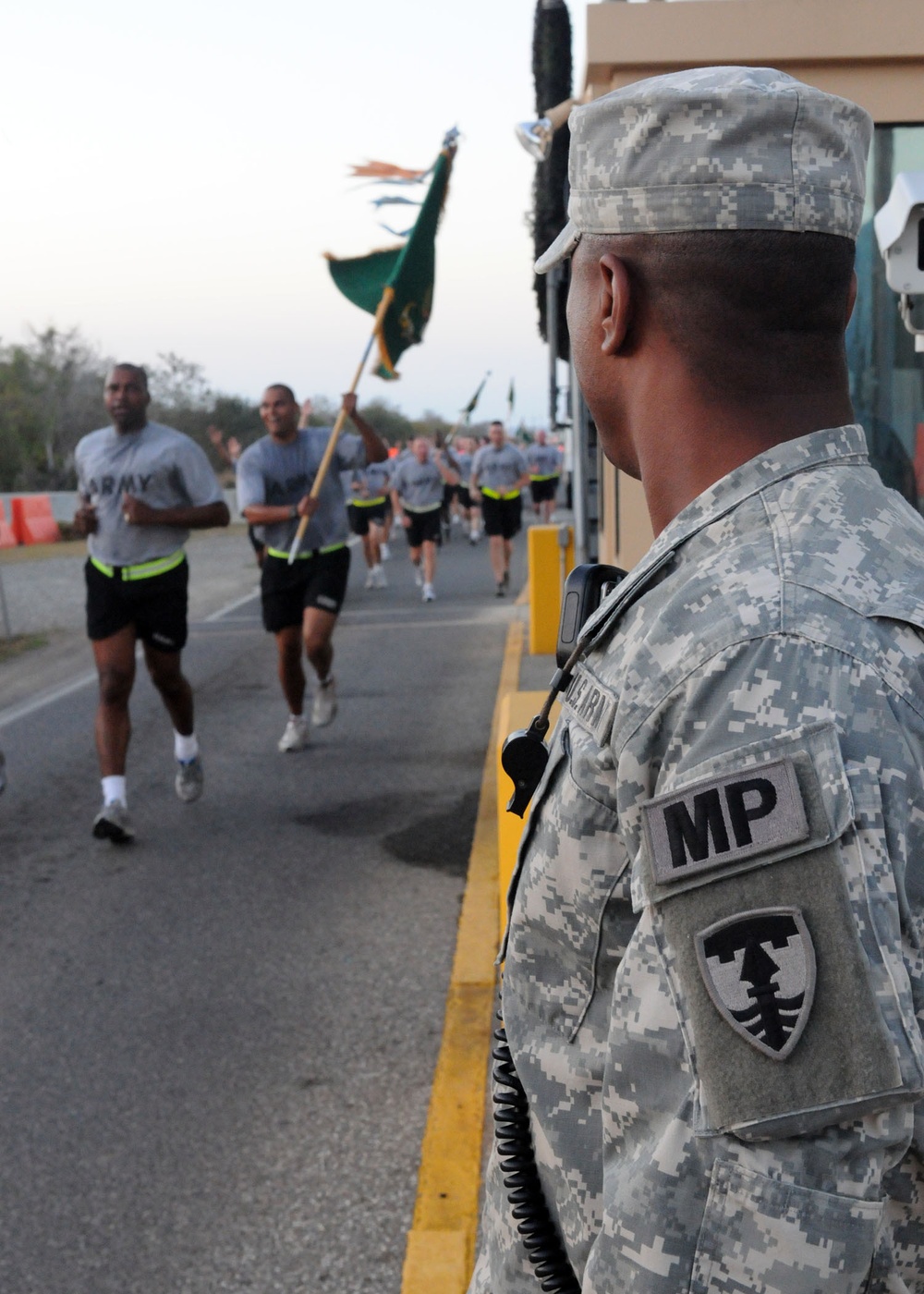 525th MP Battalion Formation Run