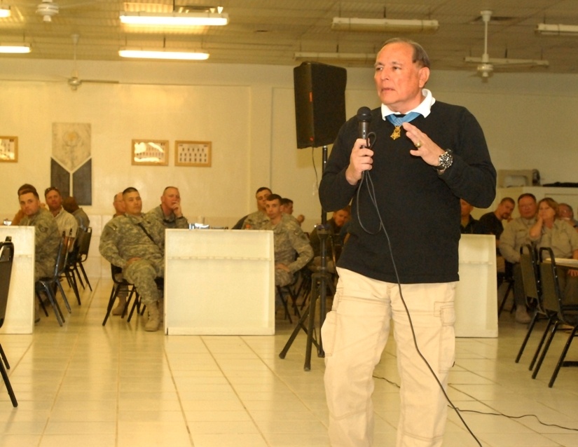 Medal of Honor Recipients Visit Camp Phoenix, Afghanistan