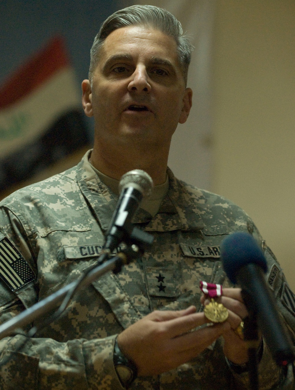 Task Force Marne CG Attends 12th Div. IA Change of Command