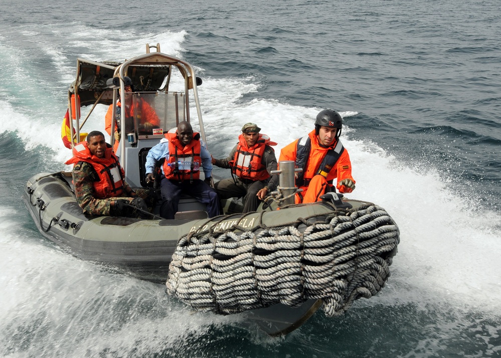 Spanish ship hosts Africa Partnership Station