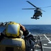 Helicopter lands on USS Laboon