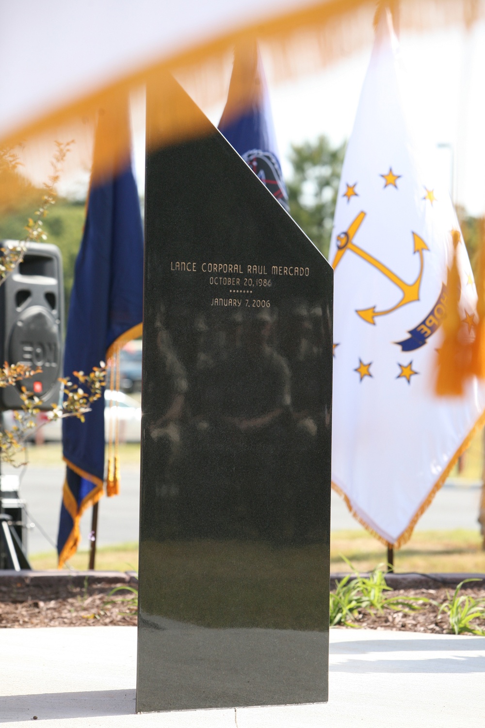 Fallen Marine honored with memorial