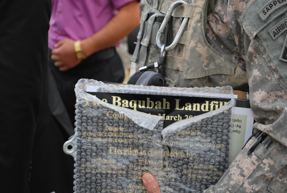 'Iraqi Leaders, U.S. Forces Honor 'Earth Day', Open Landfill'