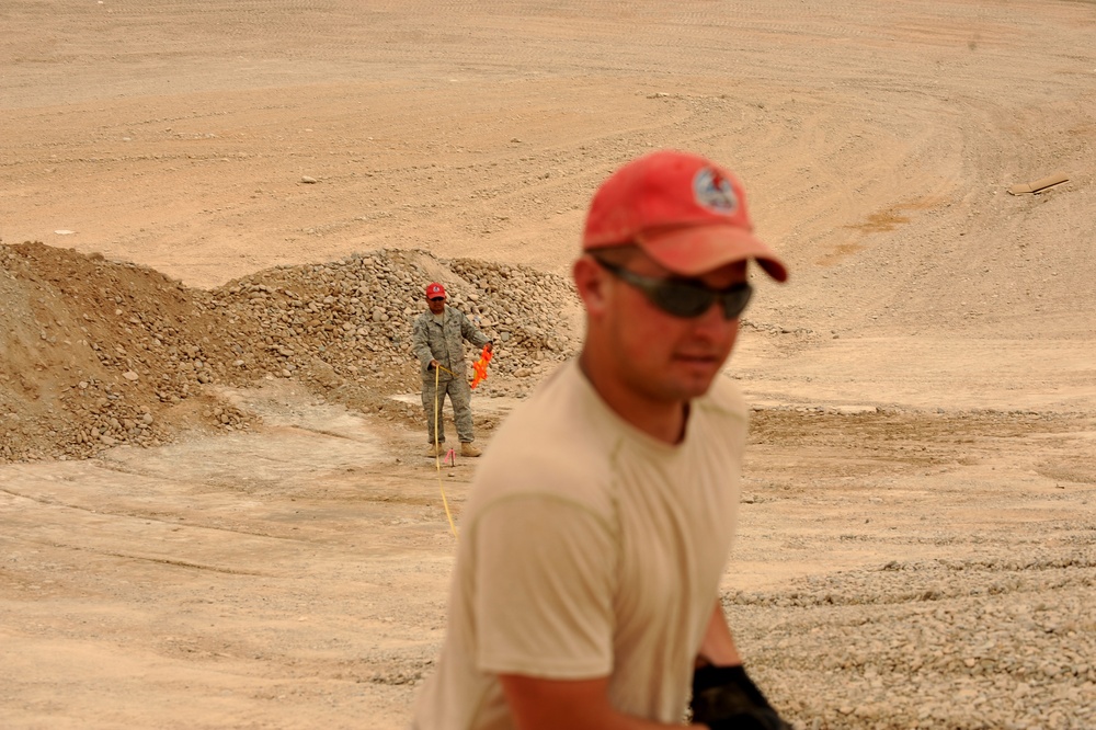 RED HORSE Airmen build facilities for warfighters